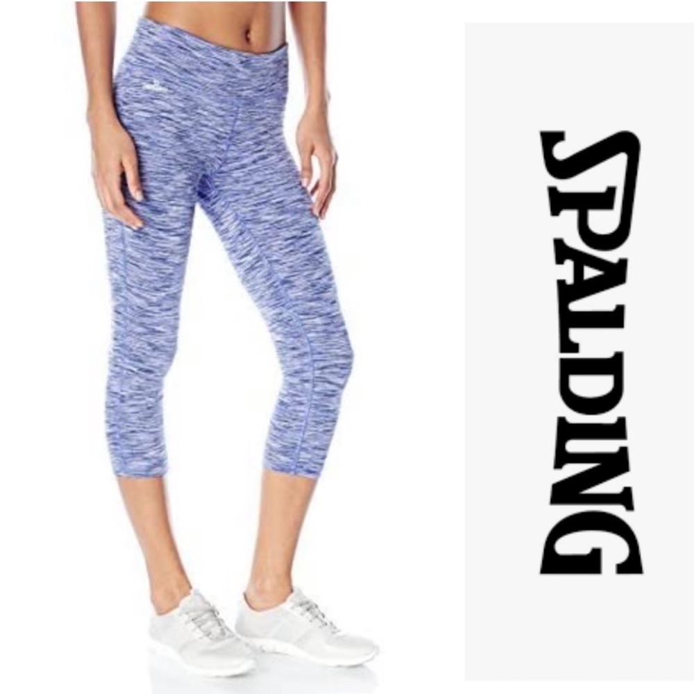 SPALDING Space Dye Cropped Speed Dri Leggings